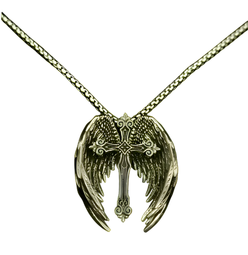 Angel Cross Necklace