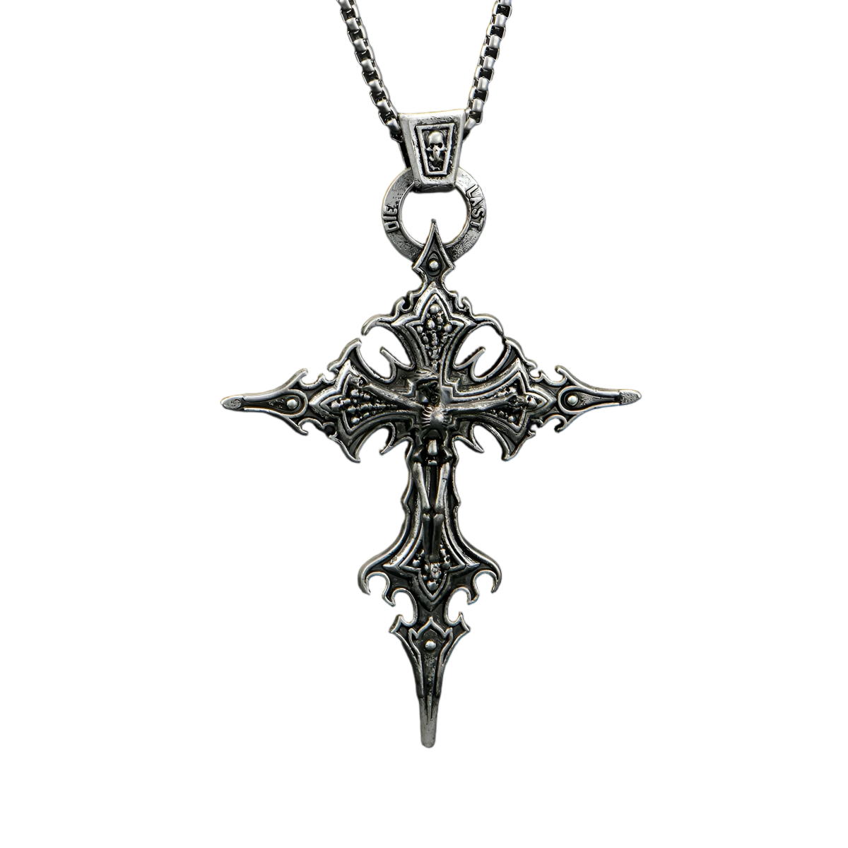 Spire Cross Necklace